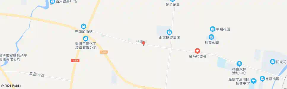 淄博法家_公交站地图_淄博公交_妙搜公交查询2025