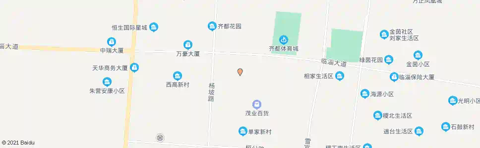 淄博西高生活区_公交站地图_淄博公交_妙搜公交查询2025