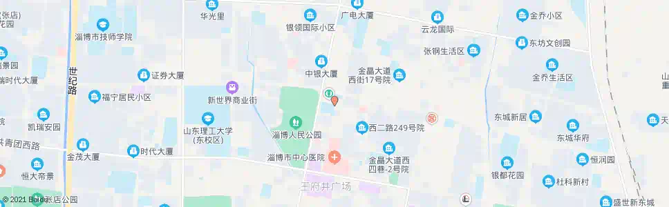 淄博园林科研所_公交站地图_淄博公交_妙搜公交查询2025