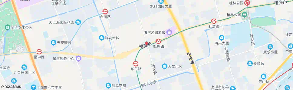 上海莲花路漕宝路_公交站地图_上海公交_妙搜公交查询2025
