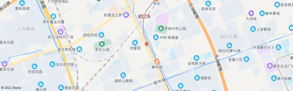 上海二汽莘庄场_公交站地图_上海公交_妙搜公交查询2025