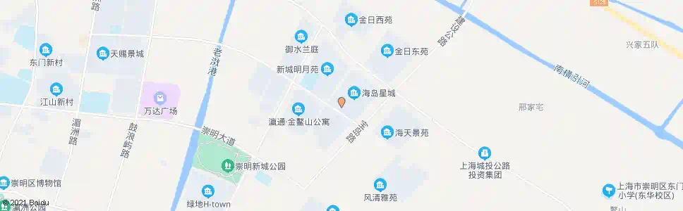 上海海岛星城_公交站地图_上海公交_妙搜公交查询2025