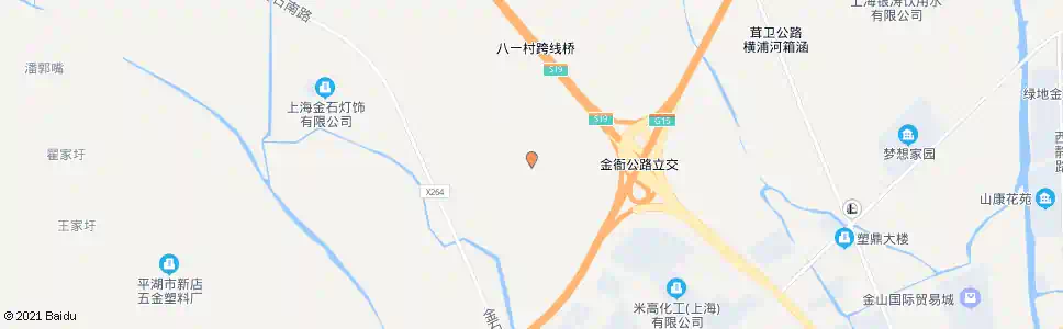 上海查梅西路钱卫路_公交站地图_上海公交_妙搜公交查询2025