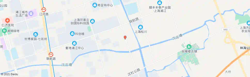 上海召楼路联航路_公交站地图_上海公交_妙搜公交查询2025