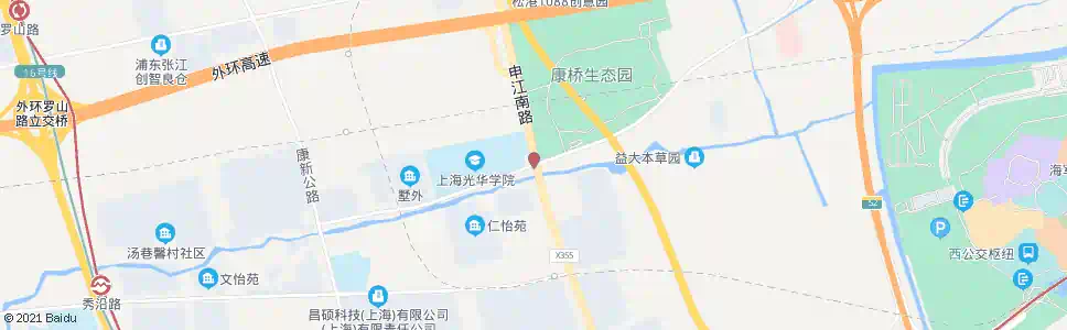 上海川周公路申江路_公交站地图_上海公交_妙搜公交查询2025