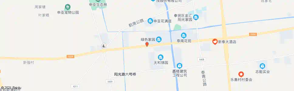 上海泰西路_公交站地图_上海公交_妙搜公交查询2025