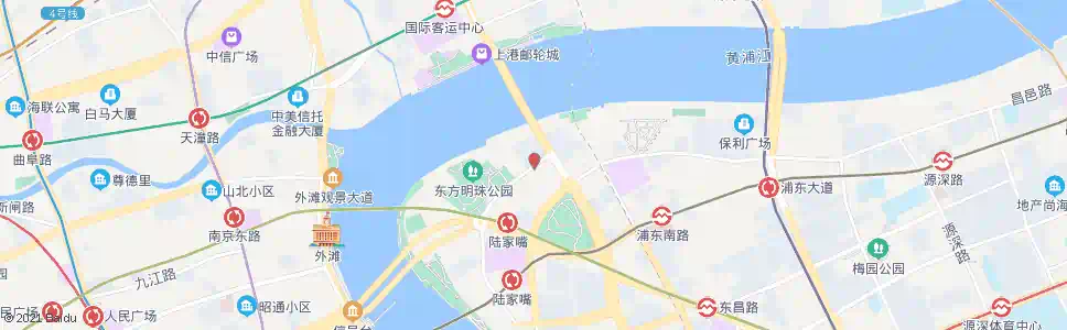 上海陆家嘴环路东园路_公交站地图_上海公交_妙搜公交查询2025
