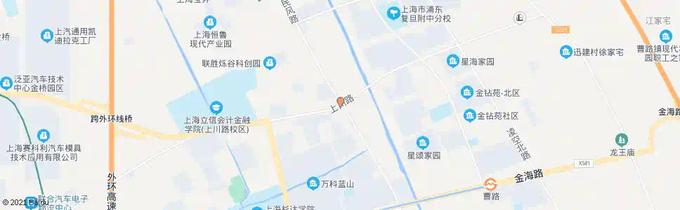 上海川沙路上川路_公交站地图_上海公交_妙搜公交查询2025