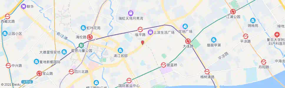 上海周家嘴路公平路_公交站地图_上海公交_妙搜公交查询2025