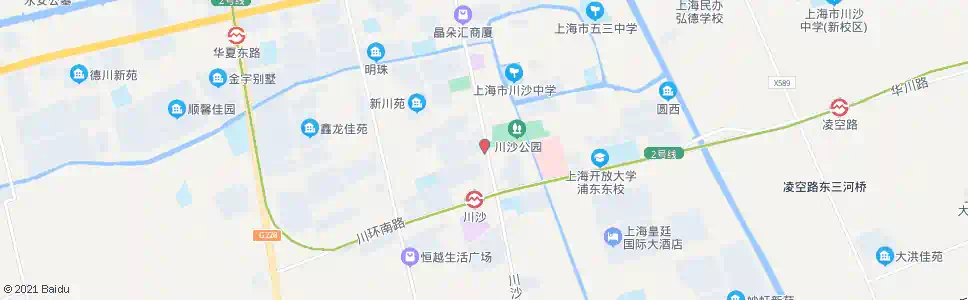 上海南桥路川沙路_公交站地图_上海公交_妙搜公交查询2025