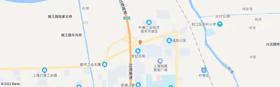 上海叶新公路思源路_公交站地图_上海公交_妙搜公交查询2025