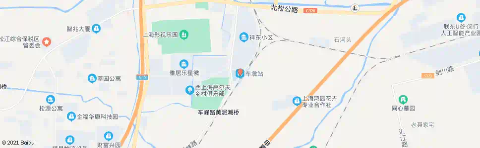 上海车墩_公交站地图_上海公交_妙搜公交查询2025