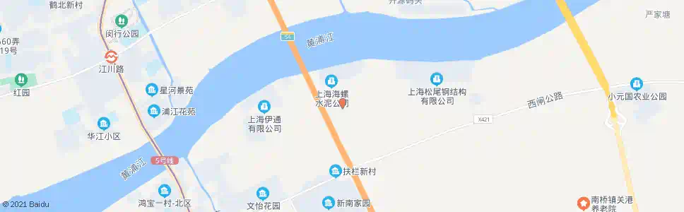 上海西湾水泥厂(招呼站)_公交站地图_上海公交_妙搜公交查询2025