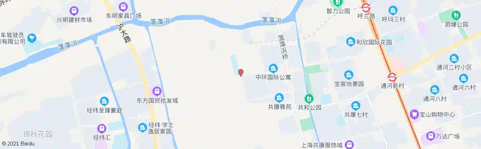 上海康文路场北路_公交站地图_上海公交_妙搜公交查询2025