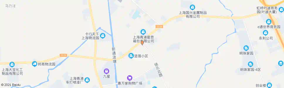 上海徐乐北路北青公路_公交站地图_上海公交_妙搜公交查询2025