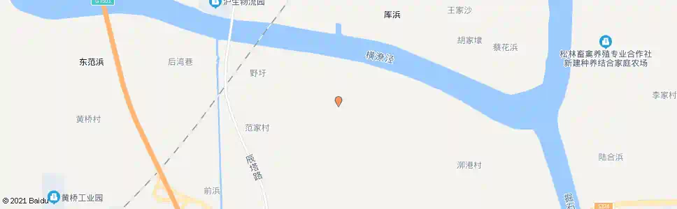 上海范家村_公交站地图_上海公交_妙搜公交查询2025