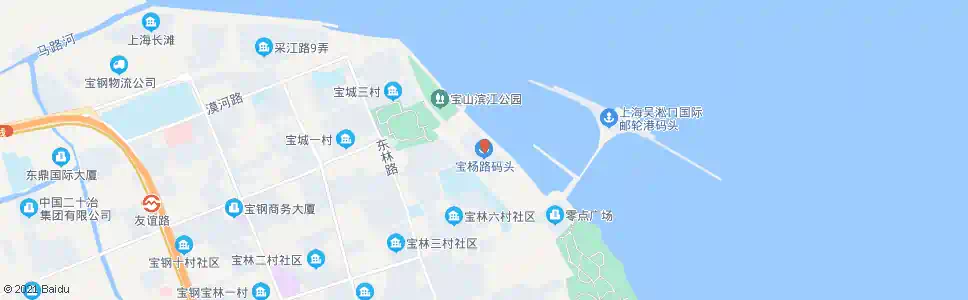 上海宝杨码头_公交站地图_上海公交_妙搜公交查询2025