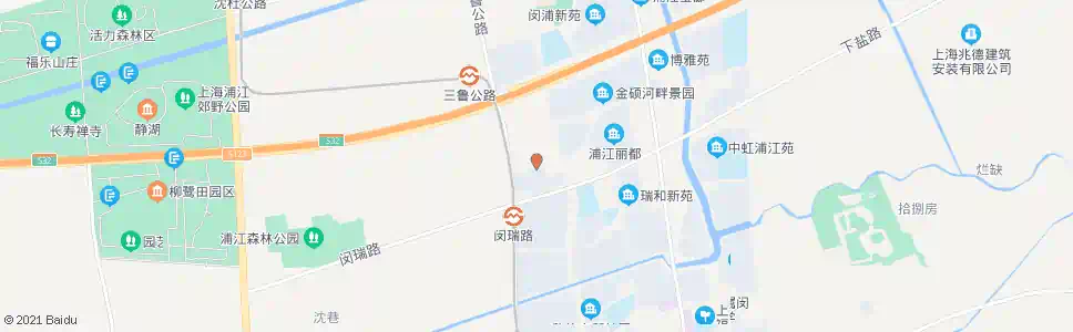 上海浦连路三鲁路_公交站地图_上海公交_妙搜公交查询2025