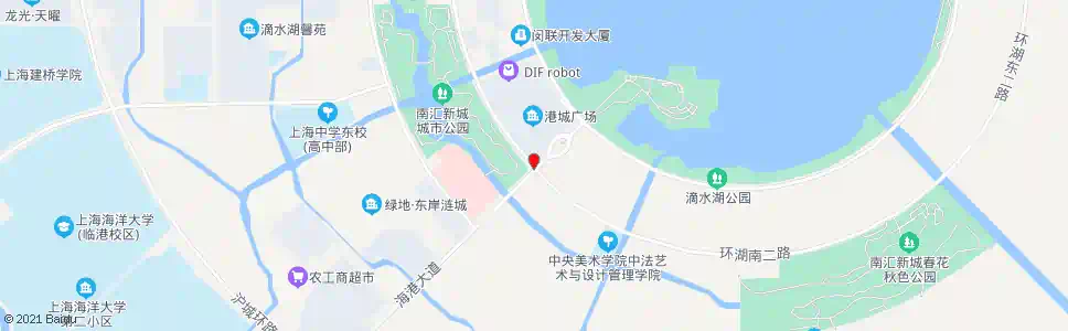 上海环湖西二路海港大道_公交站地图_上海公交_妙搜公交查询2025