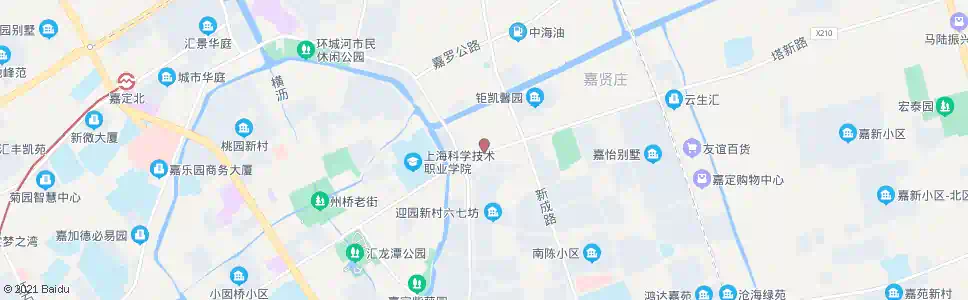 上海嘉定东门_公交站地图_上海公交_妙搜公交查询2025