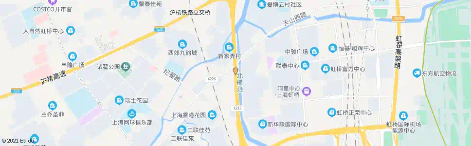 上海华翔路北翟路_公交站地图_上海公交_妙搜公交查询2025