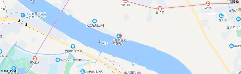上海草镇渡口_公交站地图_上海公交_妙搜公交查询2025