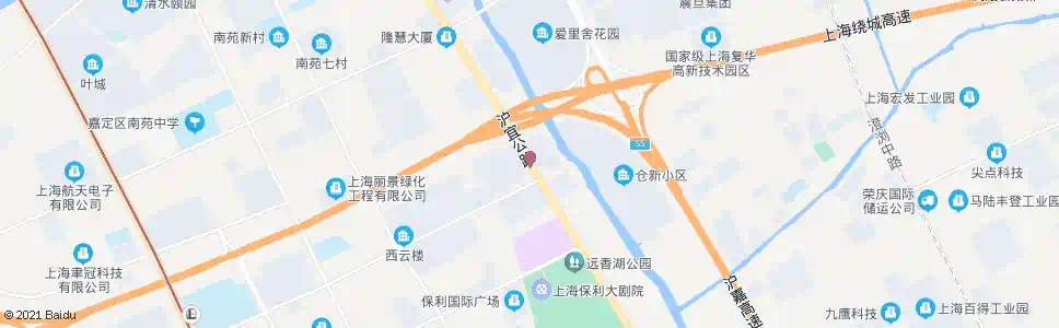 上海沪宜公路洪德路_公交站地图_上海公交_妙搜公交查询2025