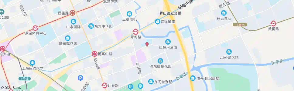 上海丁香路紫槐路_公交站地图_上海公交_妙搜公交查询2025