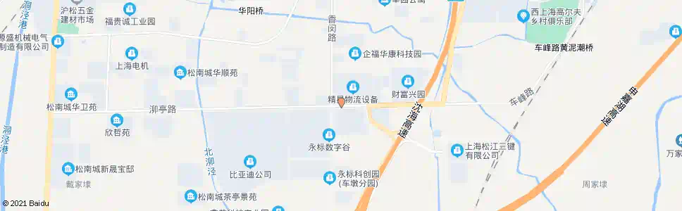 上海泖亭路香闵路_公交站地图_上海公交_妙搜公交查询2025
