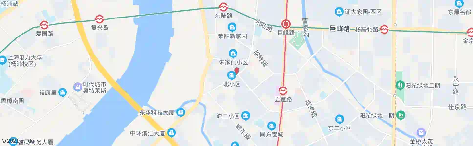 上海五莲路莱阳路_公交站地图_上海公交_妙搜公交查询2025