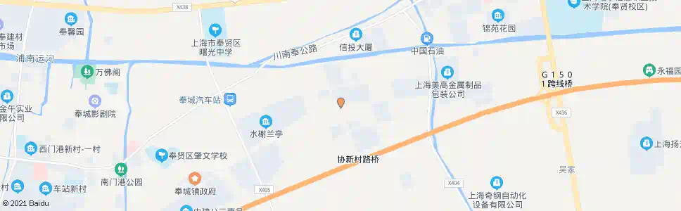 上海协新路_公交站地图_上海公交_妙搜公交查询2025