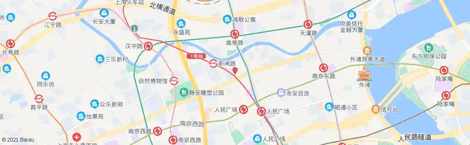 上海长沙路北京西路_公交站地图_上海公交_妙搜公交查询2025
