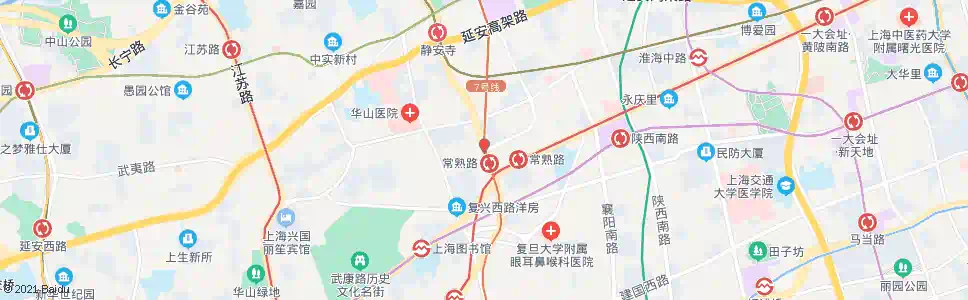 上海常熟路延庆路_公交站地图_上海公交_妙搜公交查询2025