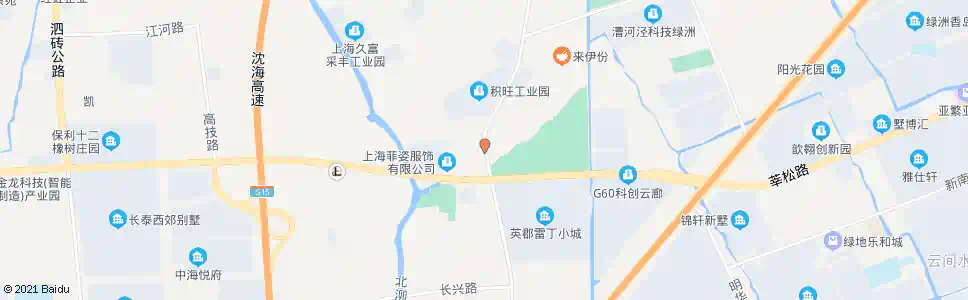 上海九新公路莘砖公路_公交站地图_上海公交_妙搜公交查询2025