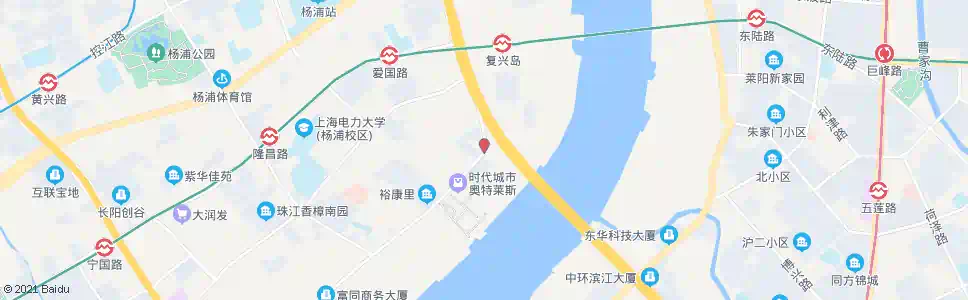上海杨树浦路黎平路_公交站地图_上海公交_妙搜公交查询2025