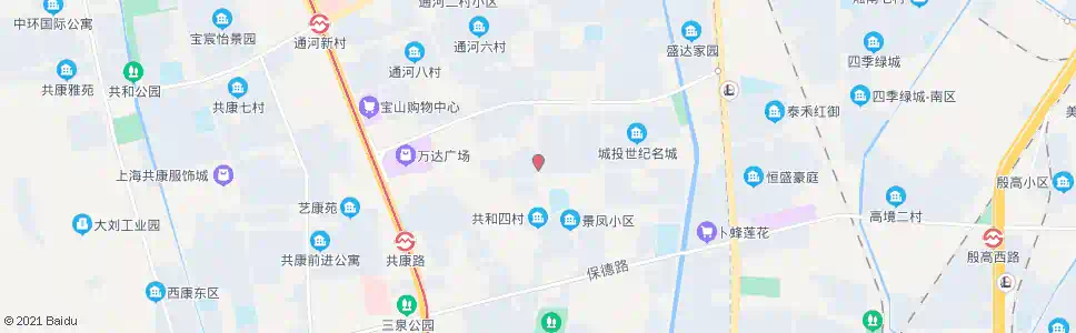上海共康东路岭南路_公交站地图_上海公交_妙搜公交查询2025