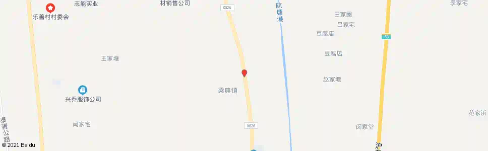 上海梁典村_公交站地图_上海公交_妙搜公交查询2025