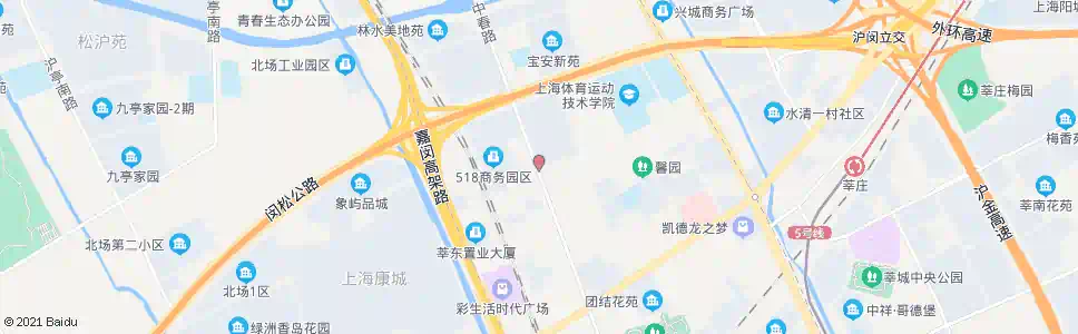 上海莘北路西环路_公交站地图_上海公交_妙搜公交查询2025