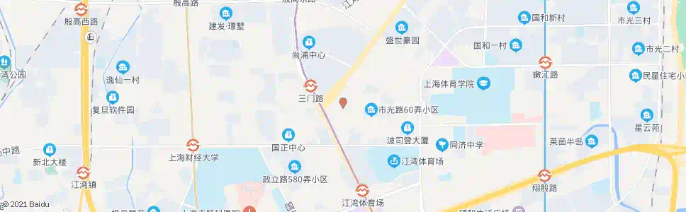 上海三门路淞沪路_公交站地图_上海公交_妙搜公交查询2025