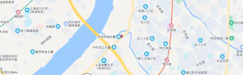 上海浦东大道八号桥_公交站地图_上海公交_妙搜公交查询2025