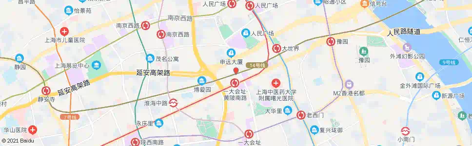 上海金陵西路连云路_公交站地图_上海公交_妙搜公交查询2025