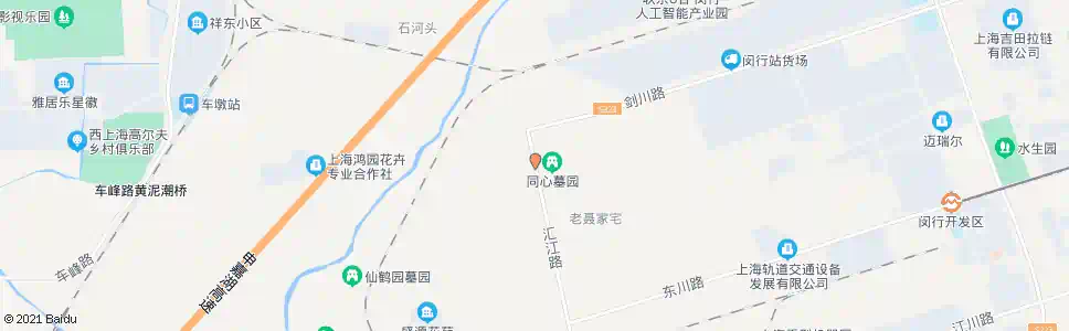 上海汇江路中心路_公交站地图_上海公交_妙搜公交查询2025