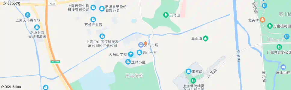 上海天马山汽车站_公交站地图_上海公交_妙搜公交查询2025