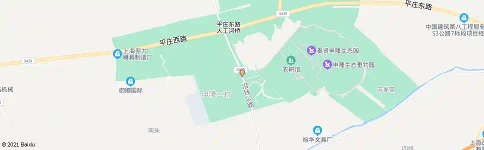 上海申隆生态园_公交站地图_上海公交_妙搜公交查询2025