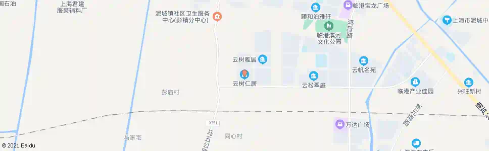 上海云树仁居_公交站地图_上海公交_妙搜公交查询2025