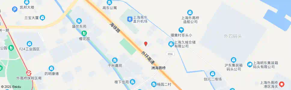 上海高翔路高东二路_公交站地图_上海公交_妙搜公交查询2025