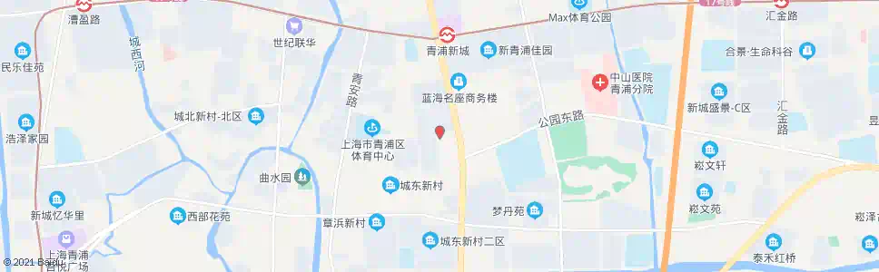 上海公园路外青松公路(区政府)_公交站地图_上海公交_妙搜公交查询2025