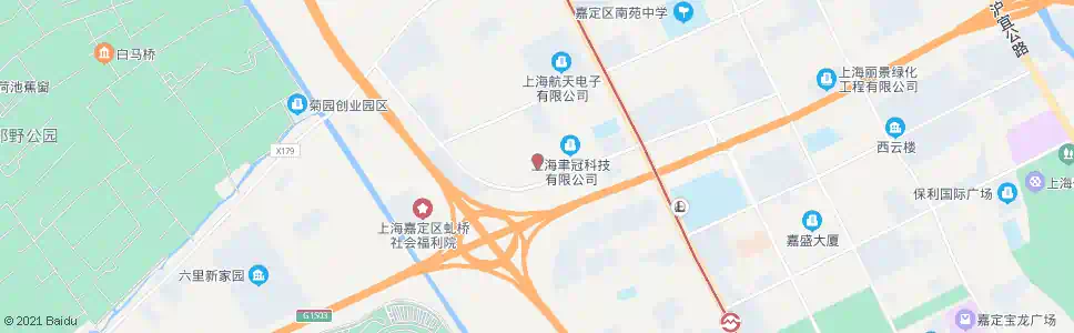 上海虬桥村_公交站地图_上海公交_妙搜公交查询2025