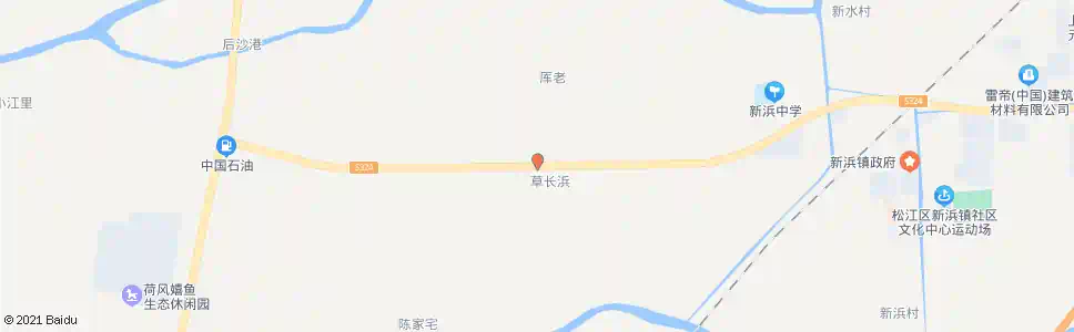 上海叶新公路白陈路_公交站地图_上海公交_妙搜公交查询2025