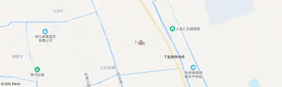 上海下盐路汉高路_公交站地图_上海公交_妙搜公交查询2025